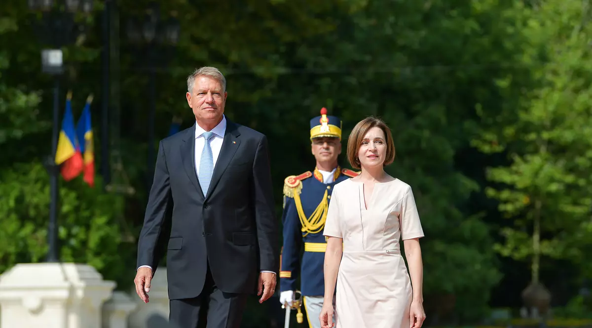 Klaus Iohannis a primit-o pe Maia Sandu la Cotroceni: „Nu vom abandona Republica Moldova”
