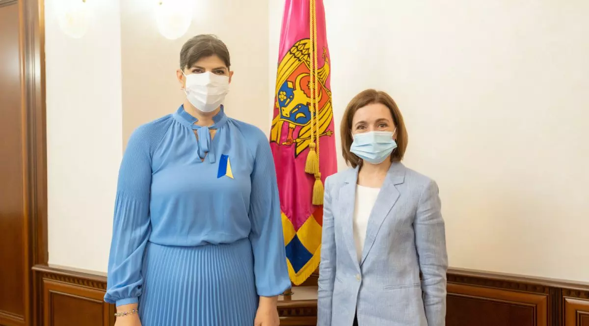 Maia Sandu, vizitată de Kovesi la Chişinău. Foto: Facebook Maia Sandu