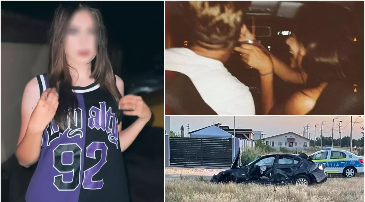 Trupul Mariei, tânăra aruncată dintr-un BMW răsturnat în Dolj și ucisă pe loc, găsit de polițiști după câteva ore de la accident