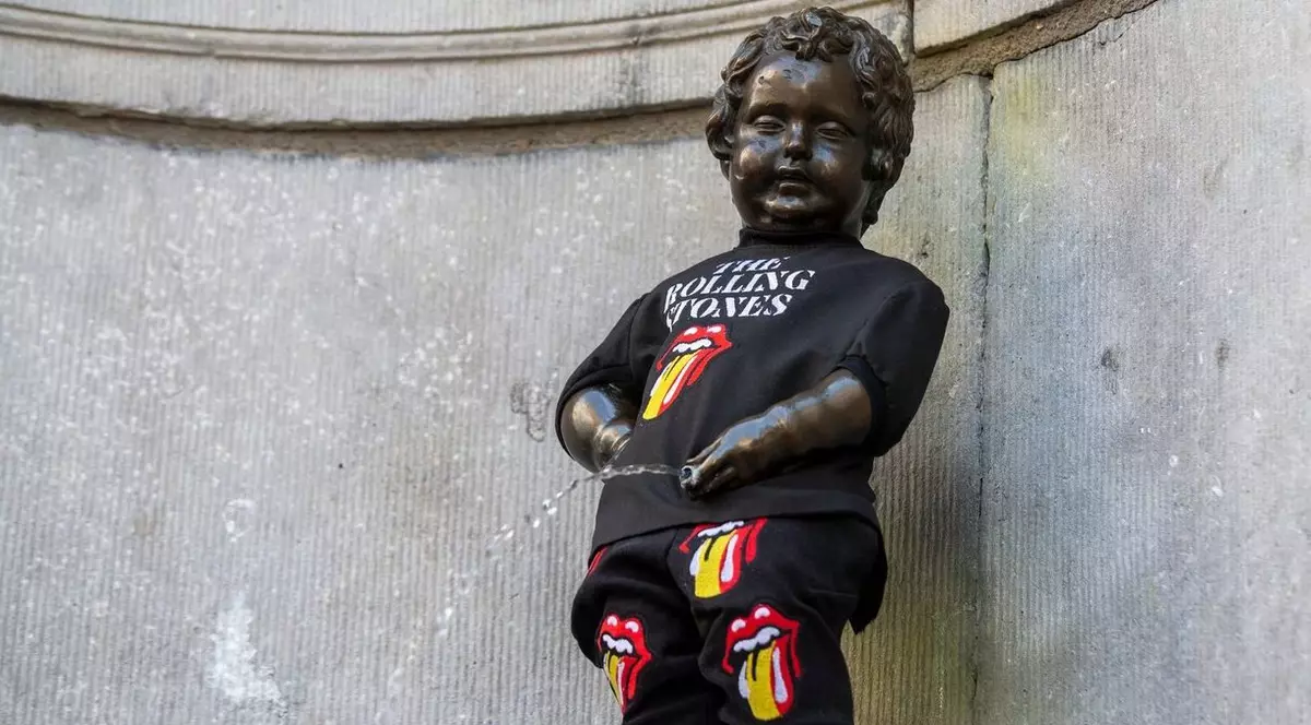 Manneken-Pis, rocker Rolling Stones. Legendara trupa britanică va concerta luni la Bruxelles