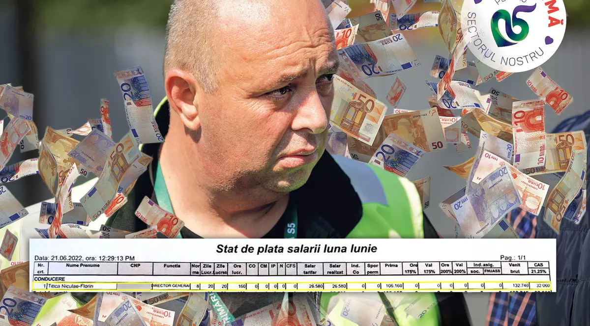 STAT DE PLATĂ. Primăria Sectorului 5 a plătit în iunie 21.000 de euro primă unui director. „Am meritat. Pentru performanțe”
