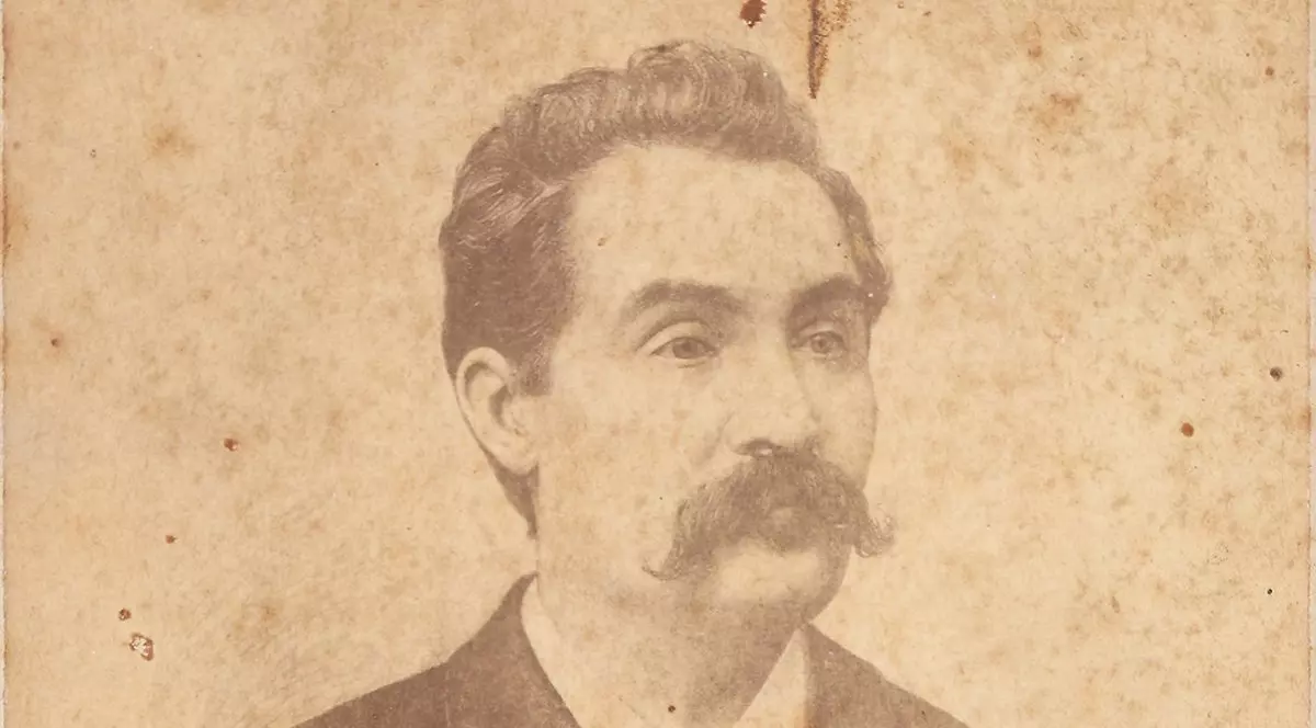 Ultima fotografie cunoscută a lui Mihai Eminescu. Foto: Casa de Licitaţii A10 by Artmark