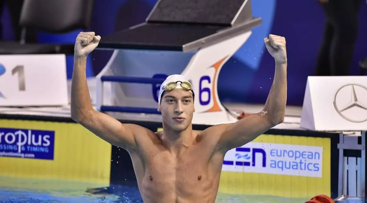 Vlad Stancu a câștigat medalia de argint la 400 m liber la Europenele de juniori de la Otopeni