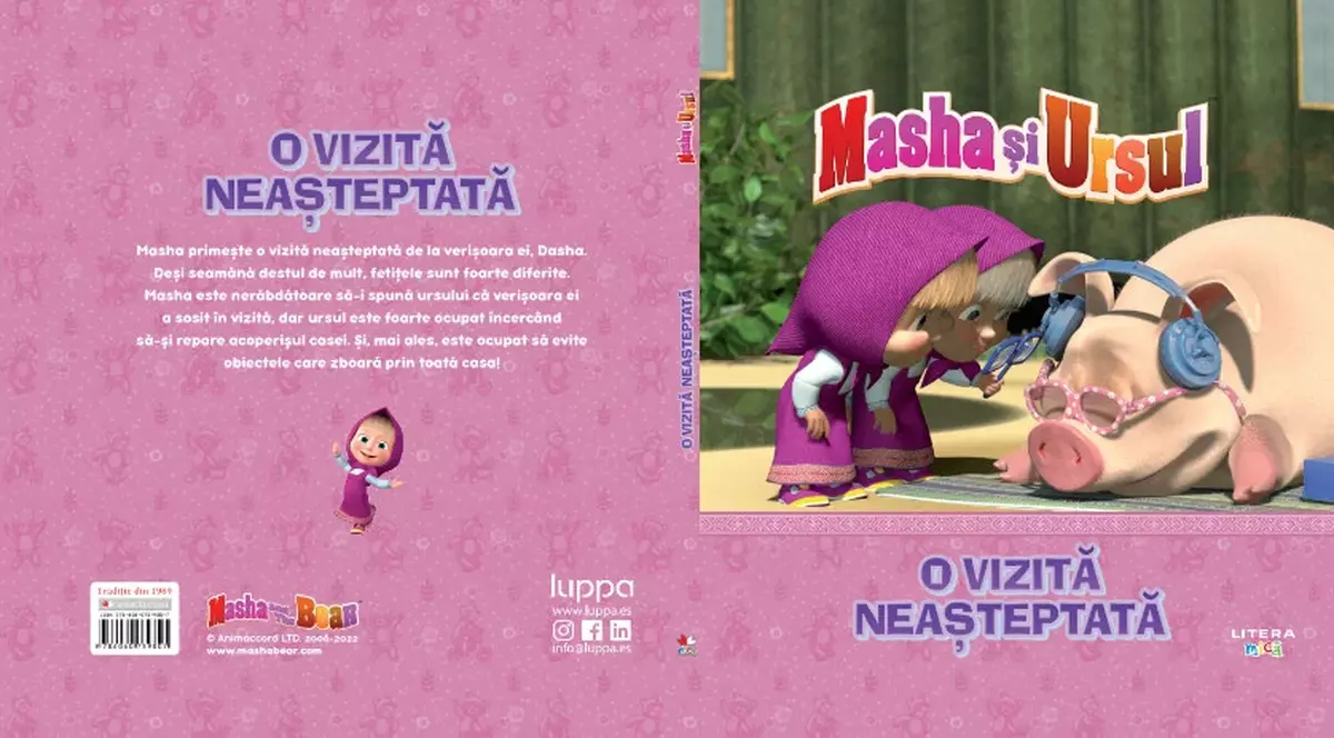 O vizită neașteptată, figurină - Ediția nr. 1 (Masha și Ursul)