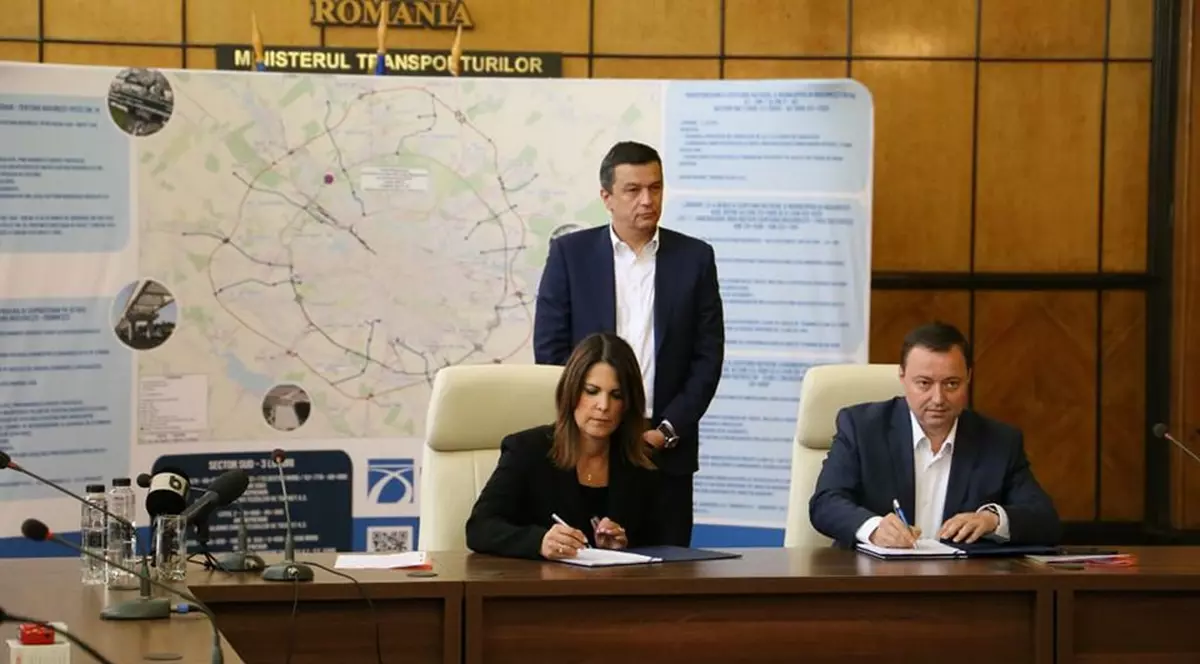 Sorin Grindeanu anunță semnarea contractului pentru lotul 3 din Autostrada Sibiu-Pitești, tronsonul Cornetu-Tigveni