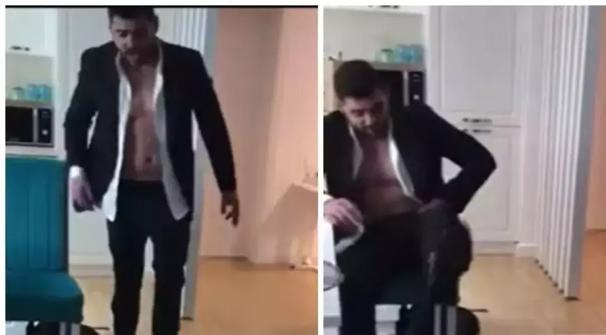 VIDEO SURSE: Fane Văncică, interlopul care a lovit cu sălbăticie o femeie, a fost săltat de polițiști de pe Otopeni