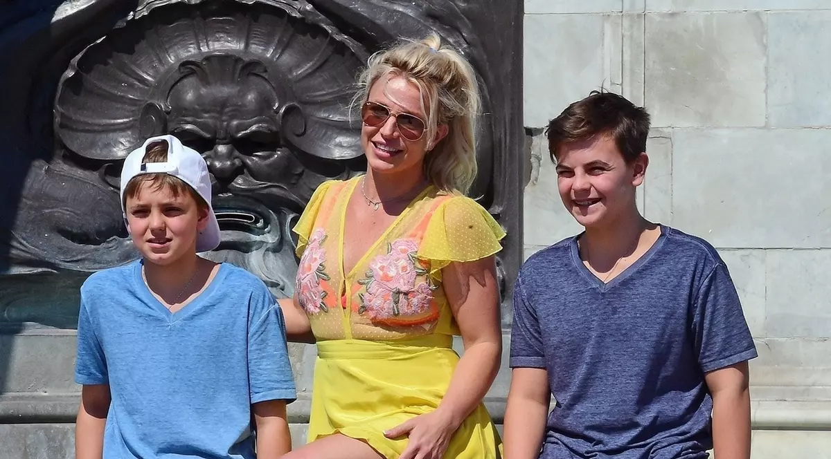 Britney Spears și cei doi copii