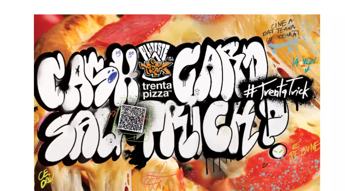 Cash, card sau trick? La Trenta Pizza se poate plăti pizza cu trickuri!