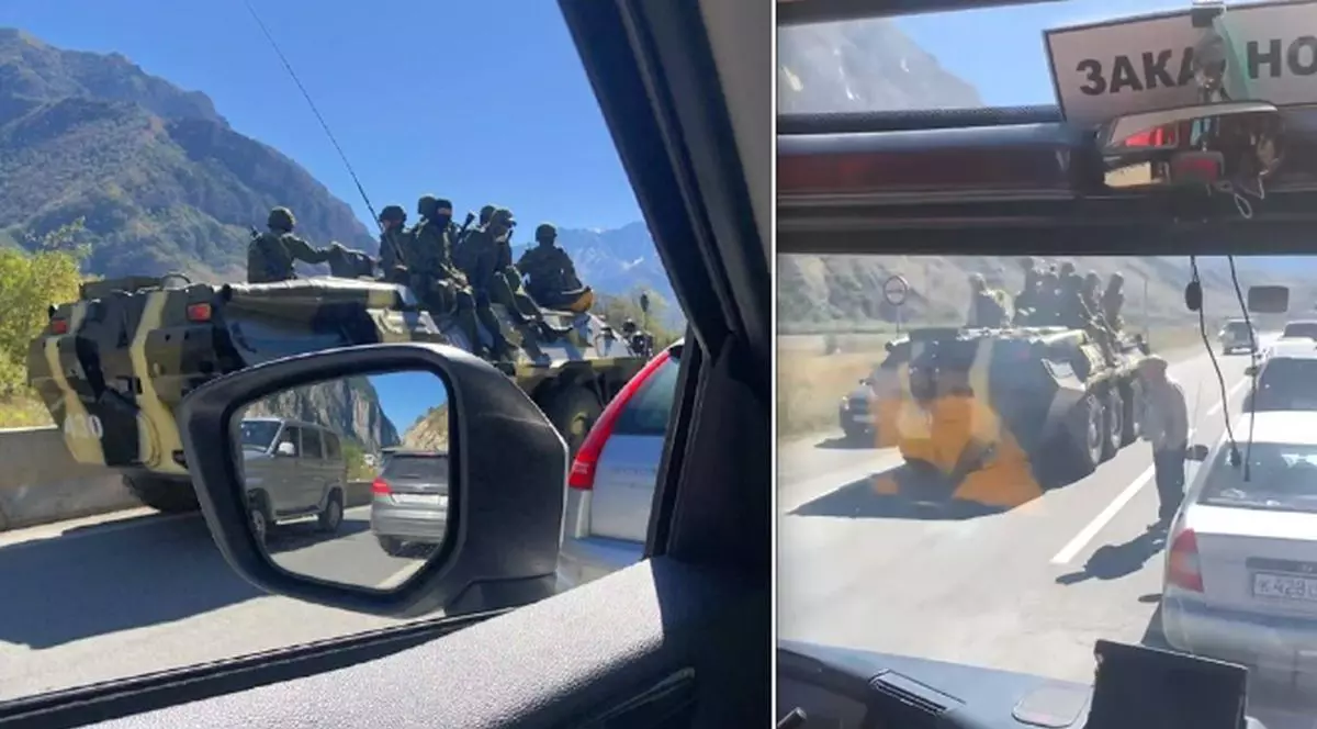 Rusia a trimis militari la granița cu Georgia. „Doar pentru cazul în care rezerviștii vor să străpungă frontiera”, precizează FSB