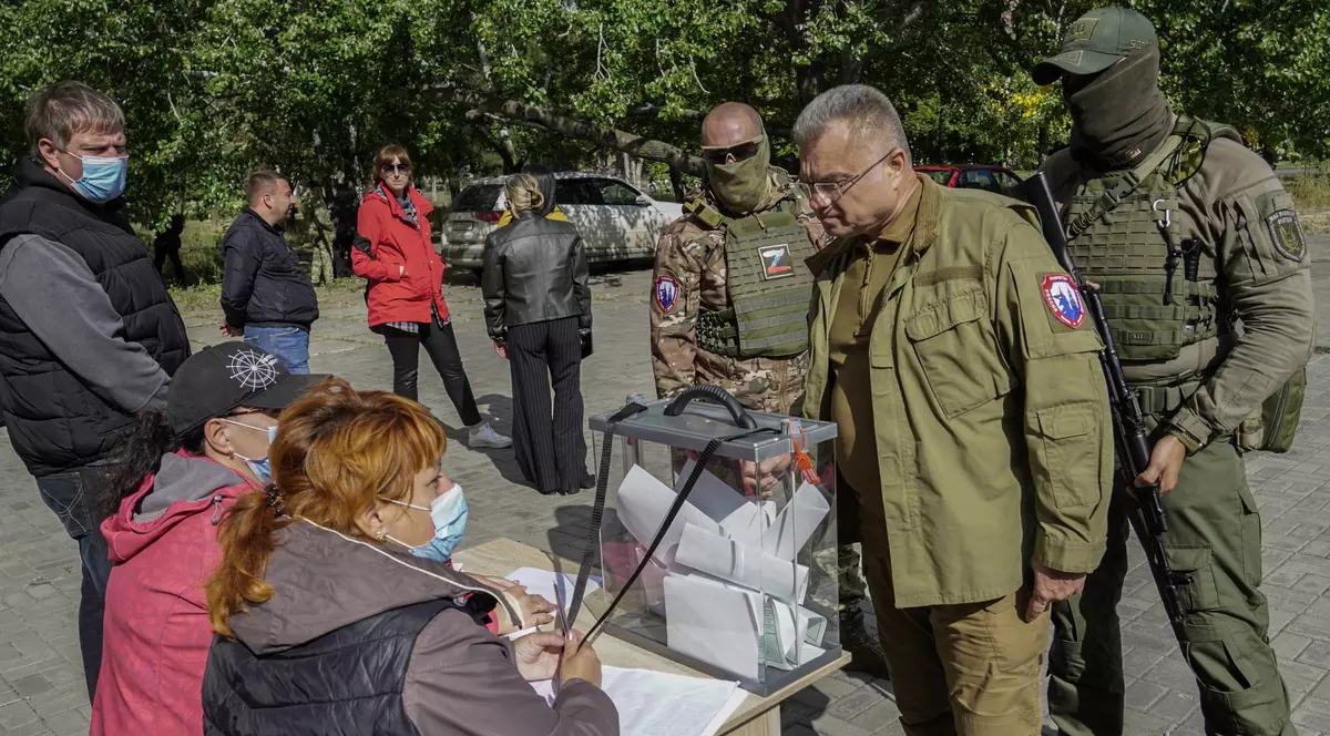 Rezultatele parțiale ale referendumurilor din Ucraina, anunțate de Moscova. Câți oameni au votat pentru anexarea a 15% din țară la Rusia