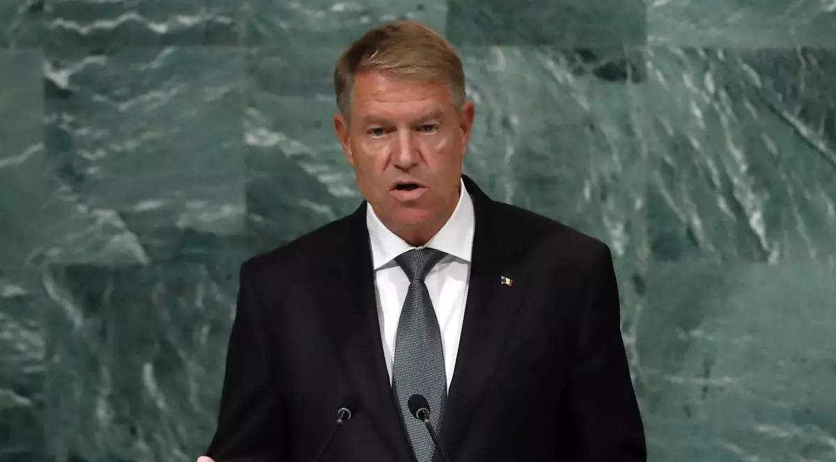 Klaus Iohannis, la Adunarea Generală ONU de la New York. Foto: EPA
