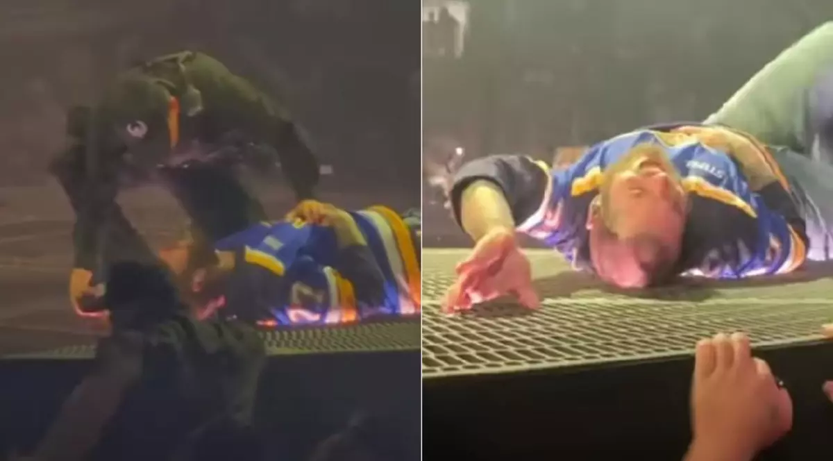 Post Malone a căzut pe scenă