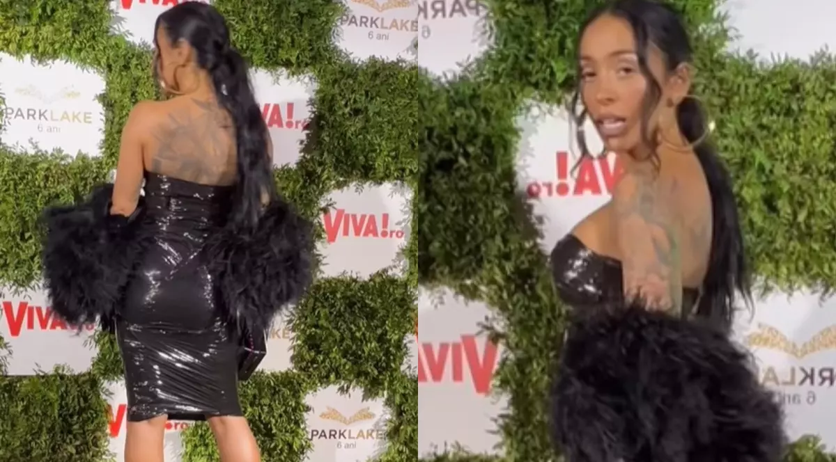 Ruby, apariție sexy la VIVA! Influencers Party. A îmbrăcat o rochie din folie alimentară: „Am făcut economie de resurse azi”