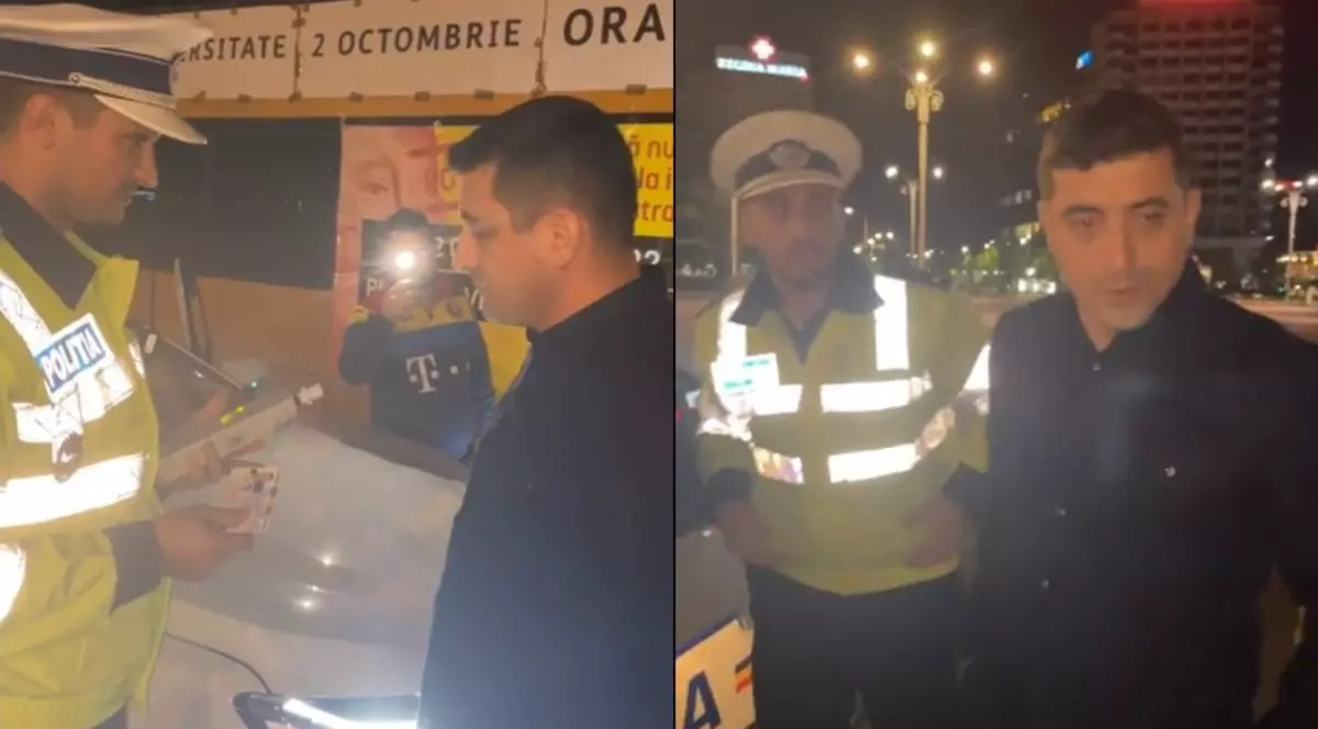 George Simion, scandal noaptea cu poliția și jandarmii. Are dosar penal pentru că a condus cu permisul suspendat