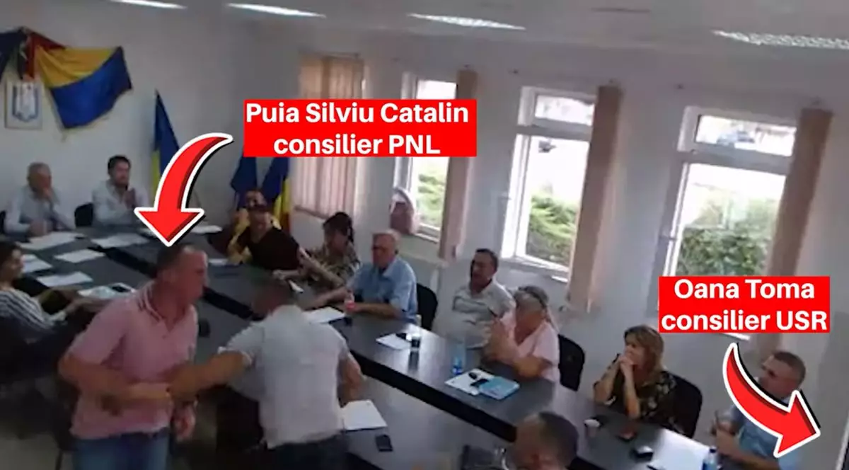 Scandal între PNL și USR la Arad. Un consilier liberal a amenințat o consilieră USR: „Îți arăt eu ție”