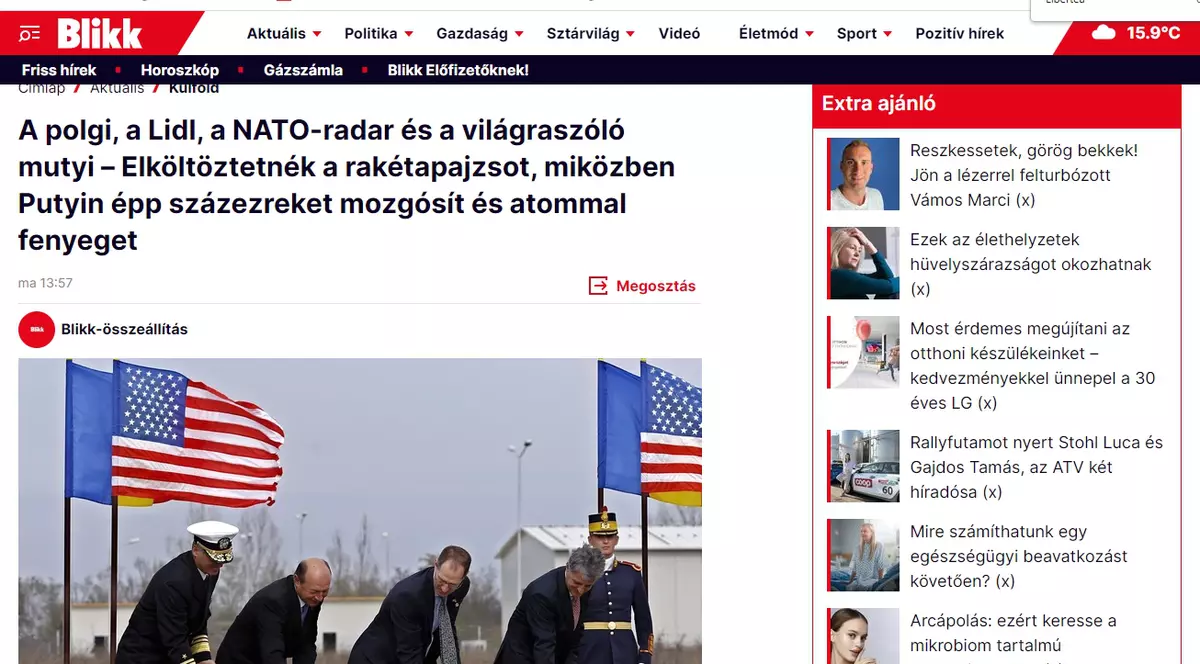 Ziar din Ungaria, după dezvăluirile din Libertatea despre afacerile imobiliare dintre un primar PSD - Lidl și MApN: „Mișmaș obraznic, în timp ce Putin amenință cu arma nucleară”
