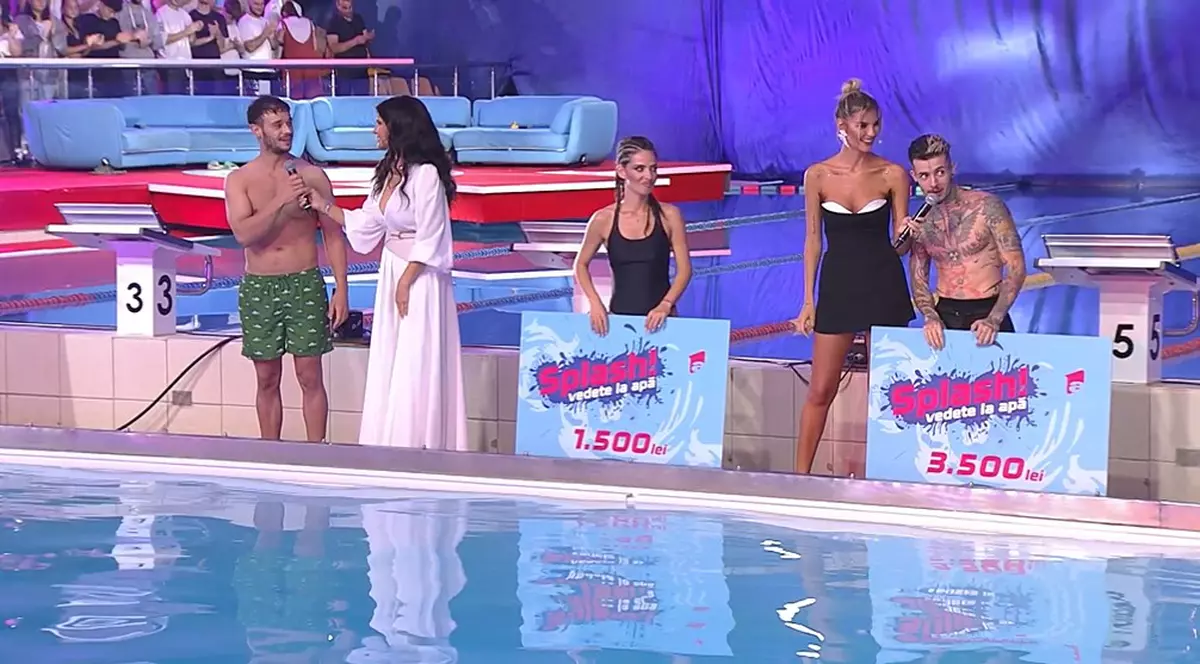 Mellina și Zanni s-au calificat în finala săptămânii „Splash! Vedete la apă”. Câți bani au câștigat cei doi în semifinală