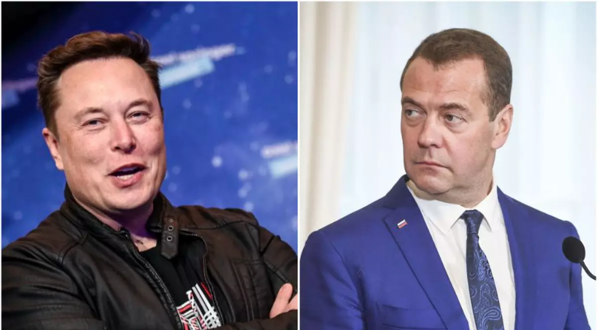 Elon Musk îl ironizează pe Dmitri Medvedev pe Twitter: „Cum merg lucrurile în Bahmut?”. Ce i-a răspuns fostul președinte rus