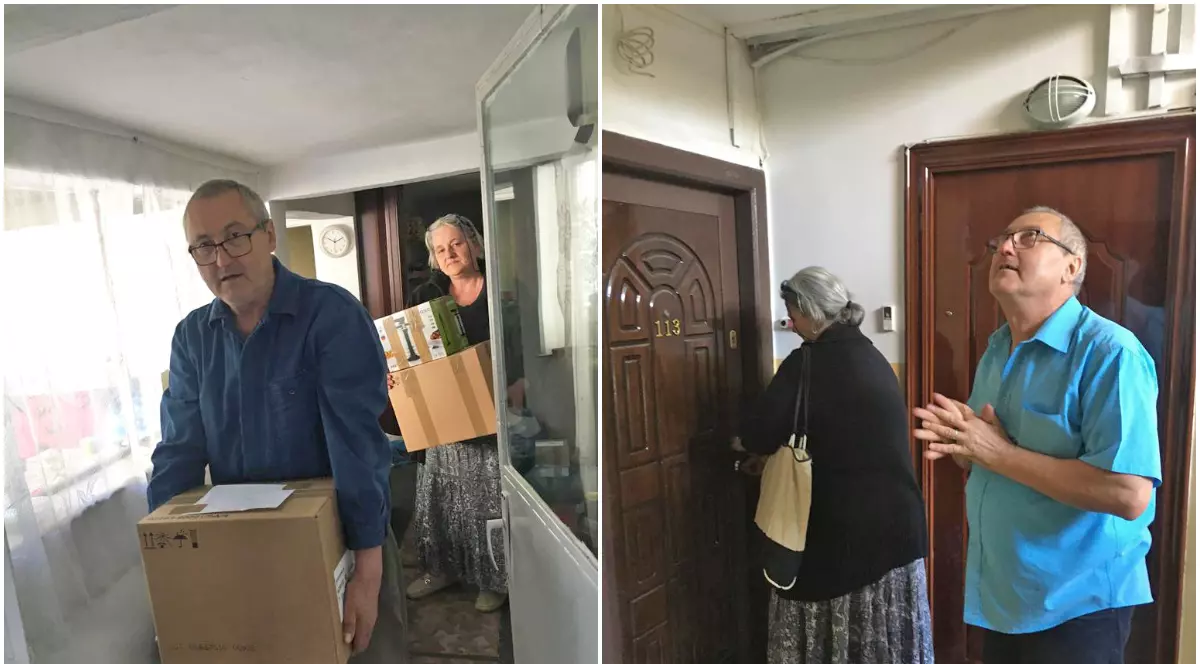 Familia evacuată din Prelungirea Ghencea, fără despăgubiri, a primit o locuinţă de la Primăria Sectorului 6. Cei doi pensionari se treziseră cu buldozerele la poartă