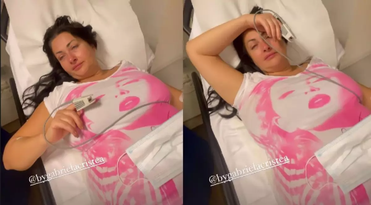 Gabriela Cristea a ajuns la spital