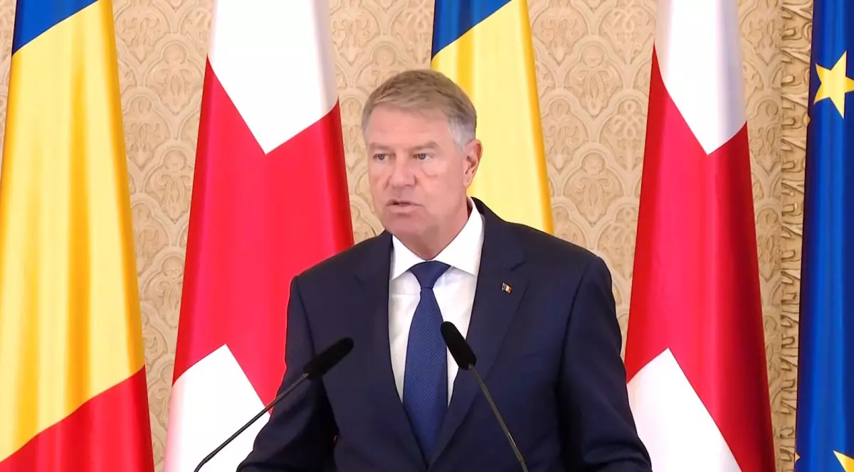 Klaus Iohannis anunță construirea unui cablu electric între România, Georgia și Azerbaidjan. La cât se ridică investiția