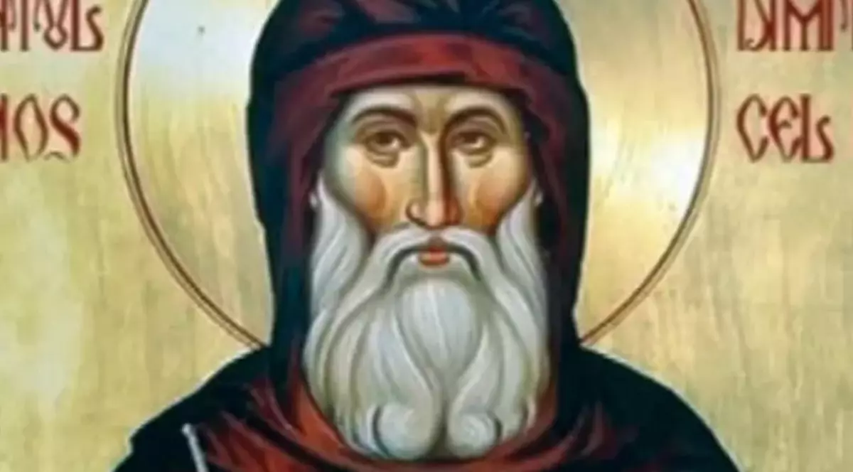 Sfântul Dimitrie cel Nou, sărbătorit la 27 octombrie - Imagine cu o icoană înfăţişându-l pe Sf Dimitrie cel Nou