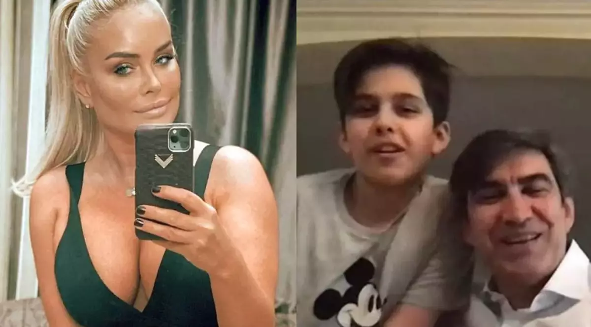 Cum s-a pozat Vica Blochina alături de băiatul ei și al lui Victor Pițurcă: „E greu de convins”. Edan are 14 ani