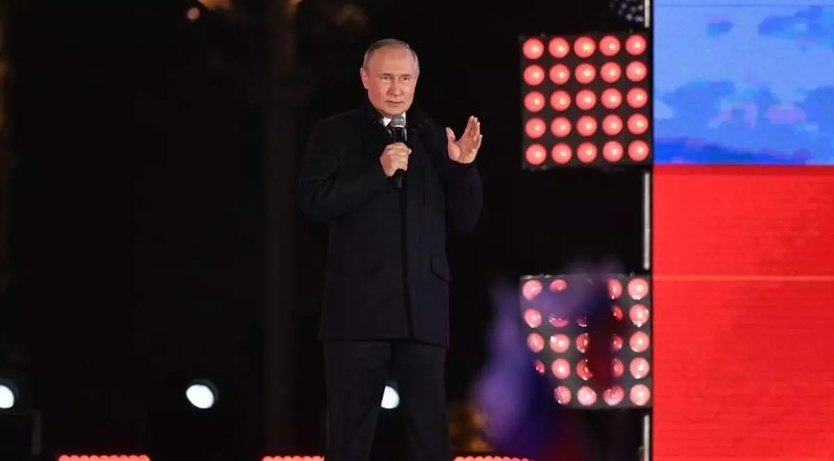 Cât costă jacheta purtată de Putin la concertul dedicat anexării teritoriilor ucrainene