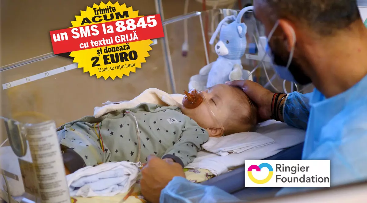 „Grijă pentru nou-născuți”, campanie umanitară a Fundației Ringier pentru achiziționarea unui sistem de livrare a oxidului nitric. „Medicii și Dumnezeu au făcut o minune pentru fiul meu!”
