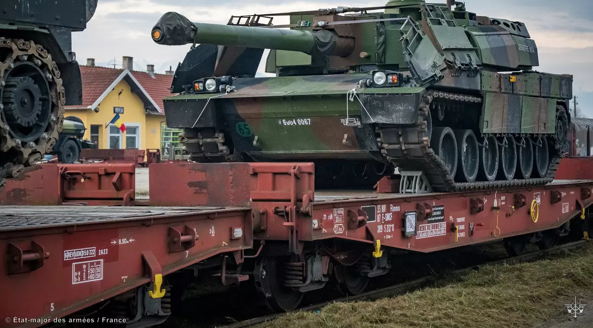 Tancurile franceze Leclerc au ajuns în România, în județul Brașov