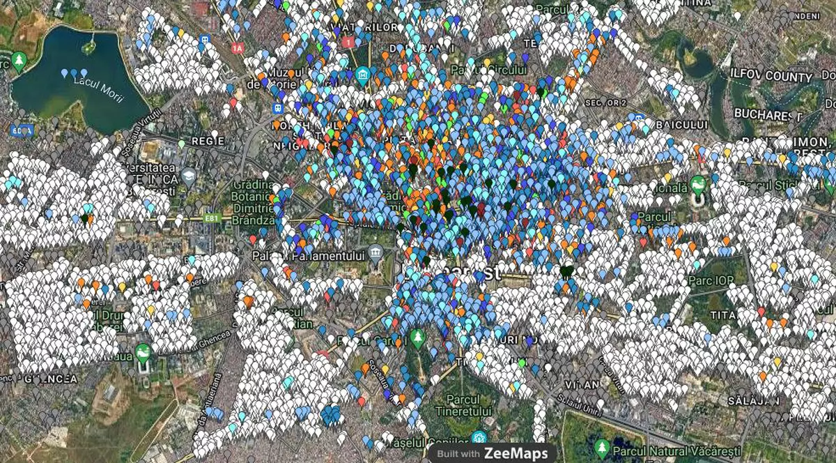 Zonele cu risc seismic din București. Harta interactivă care arată cât de sigur e fiecare bloc