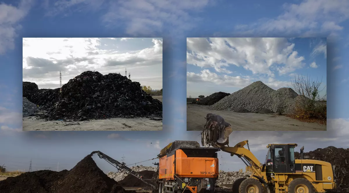 Munții lui Negoiță. Amendă de 60.000 lei pentru noul spațiu în care Primăria Sector 3 depozitează și sortează gunoaiele pe un teren neimprejmuit de la periferia Capitalei