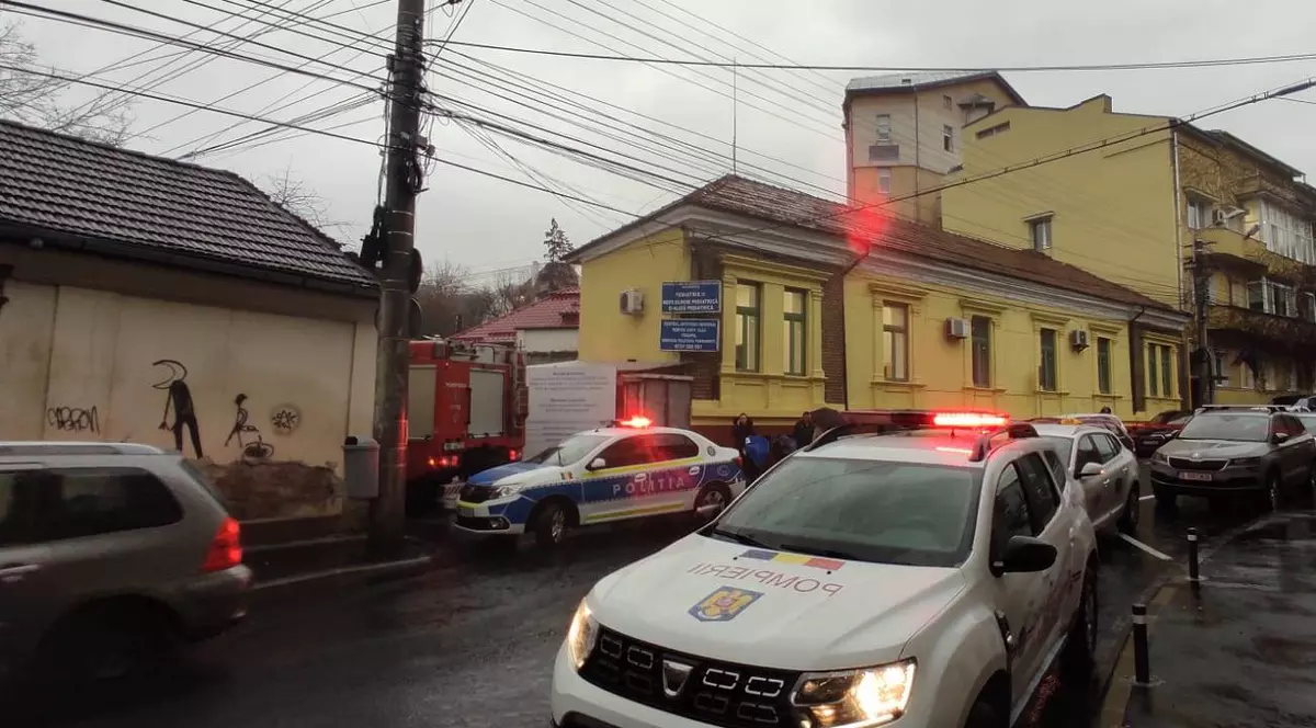 Incendiu la Spitalul Clinic de Urgență pentru Copii din Cluj-Napoca. 60 de pacienți au fost evacuați