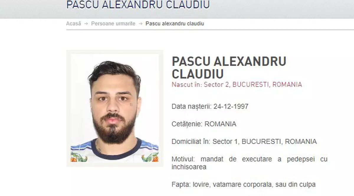 Surse: Interlopul Marco Kalu, dat în urmărire internațională în vară, a fost deportat din SUA. Are de executat o pedeapsă de 1 an și 3 luni