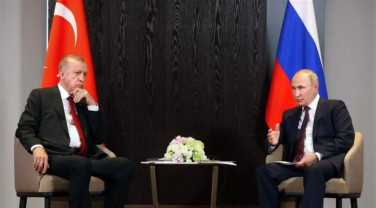 Erdogan a avut o nouă convorbire cu Putin. Cei doi lideri au discutat despre coridorul de cereale din Marea Neagră și hubul de gaze din Turcia