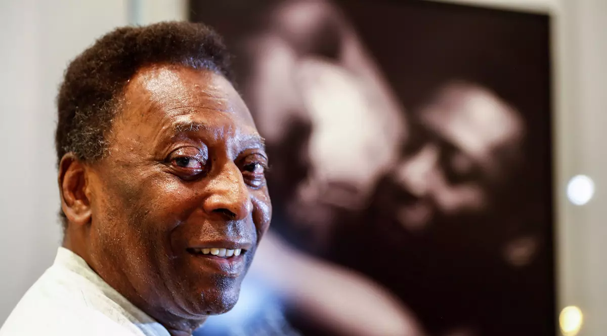 Legenda fotbalului brazilian Edson Arantes do Nascimento, mai cunoscut sub numele de Pele. Foto: EPA