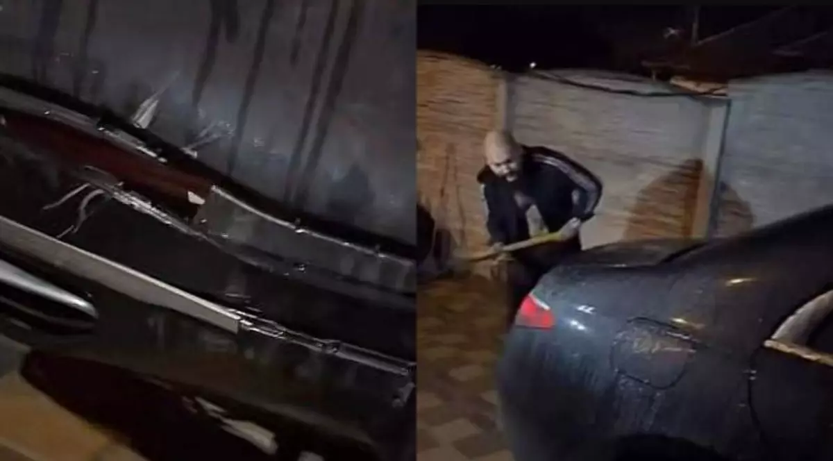 Dani Mocanu, filmat cum își lovește cu barosul mașina de 200.000 de euro: „Arestul la domiciliu lasă semne”. A primit provocarea pe TikTok