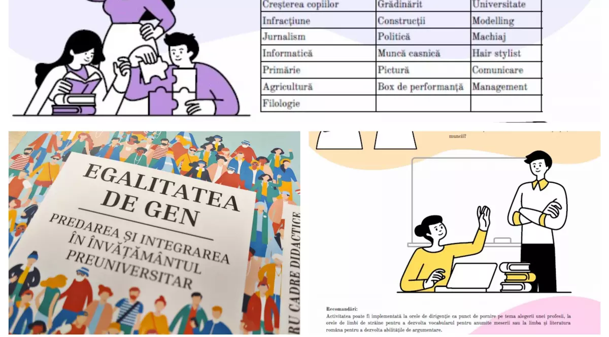 Cum pot învăța copiii la școală că și femeile au putere, iar bărbații - emoții. Ghidul creat pentru profesori, contestat de un grup de părinți
