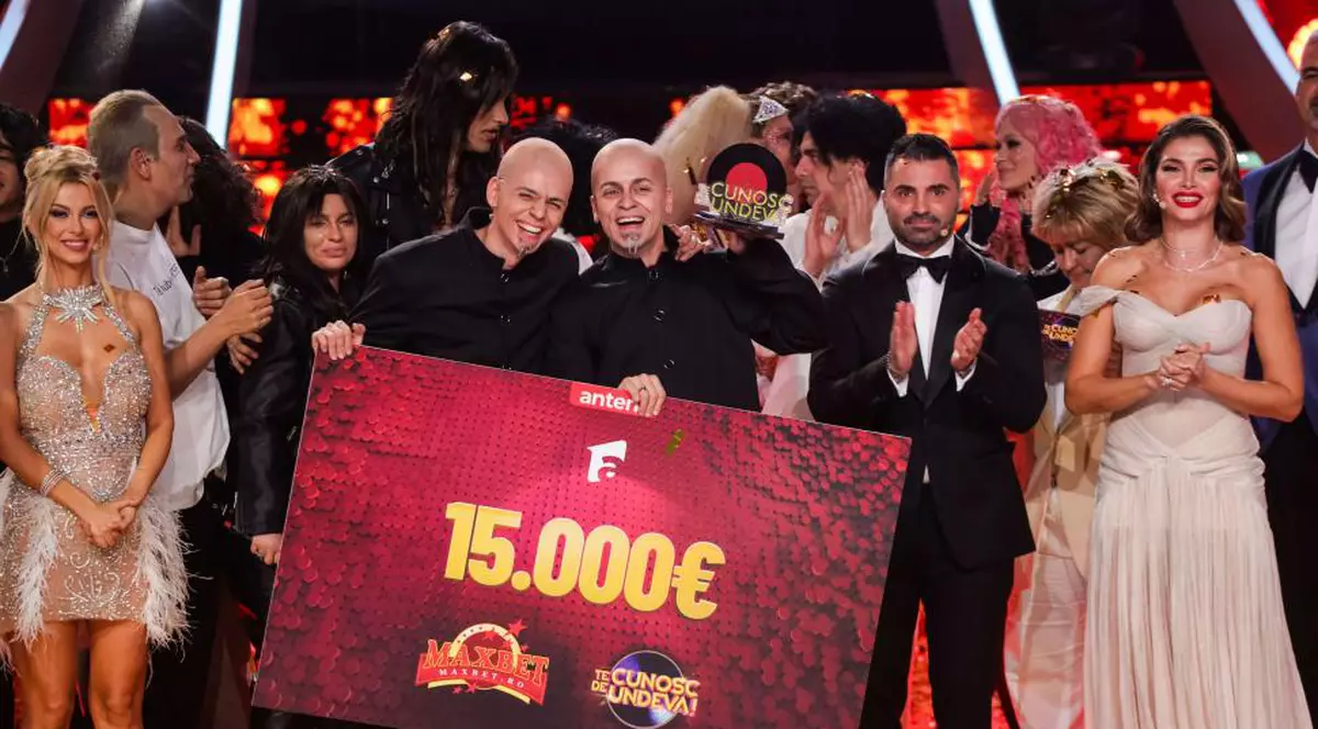 Finala „Te cunosc de undeva” sezonul 18. Emilian și Wrs sunt câștigătorii premiului de 15.000 de euro