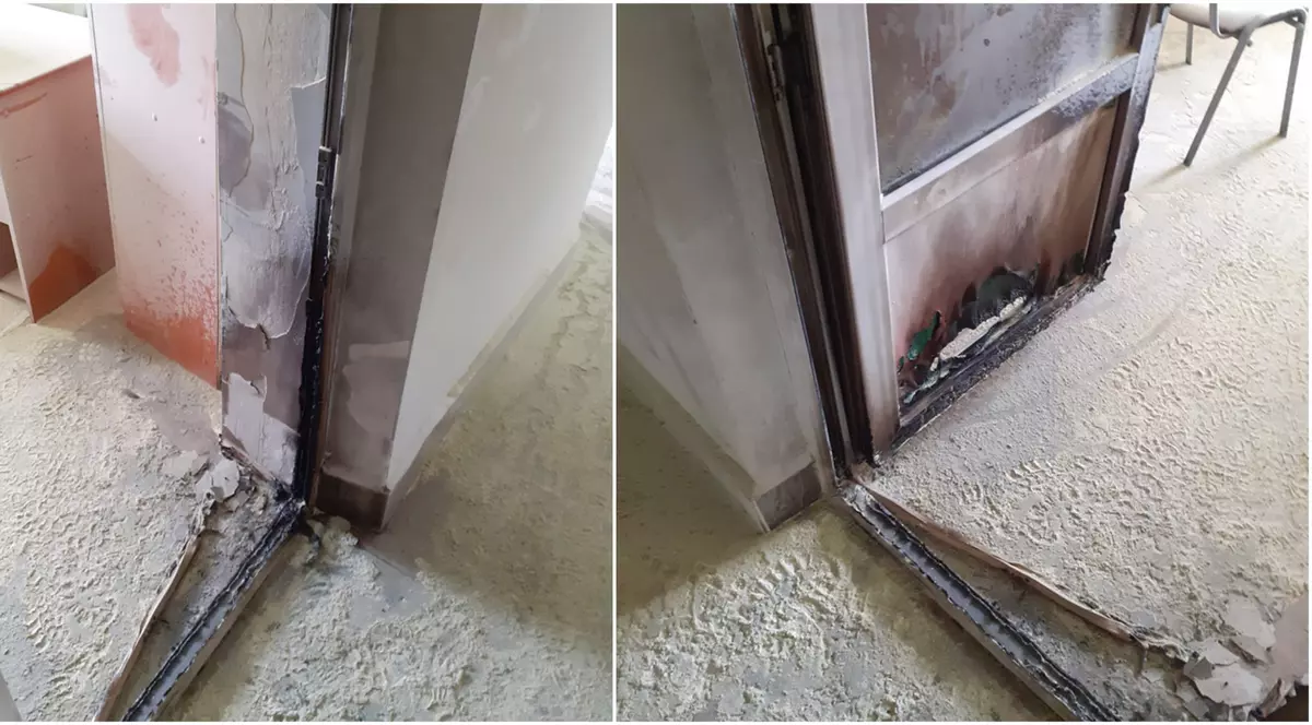 Un bărbat din Vaslui este căutat de poliție după ce a dat foc biroului primarului și a lovit o angajată