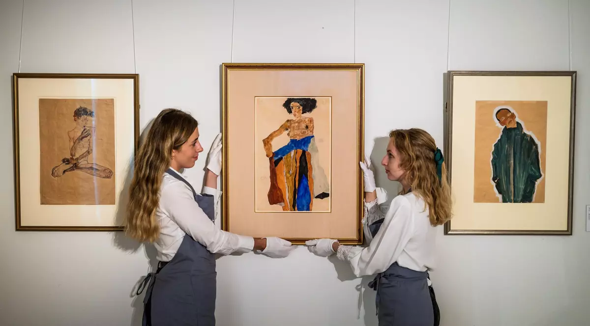 Moștenitorii unui artist austriac, ucis în timpul Holocaustului, cer Austriei returnarea a 10 tablouri ale pictorului Egon Schiele