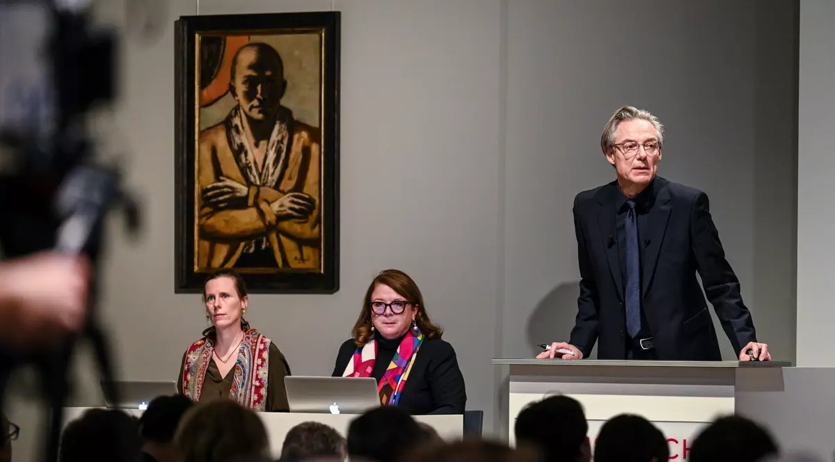 Autoportret al pictorului Max Beckmann, adjudecat pentru o sumă record la o licitație din Germania