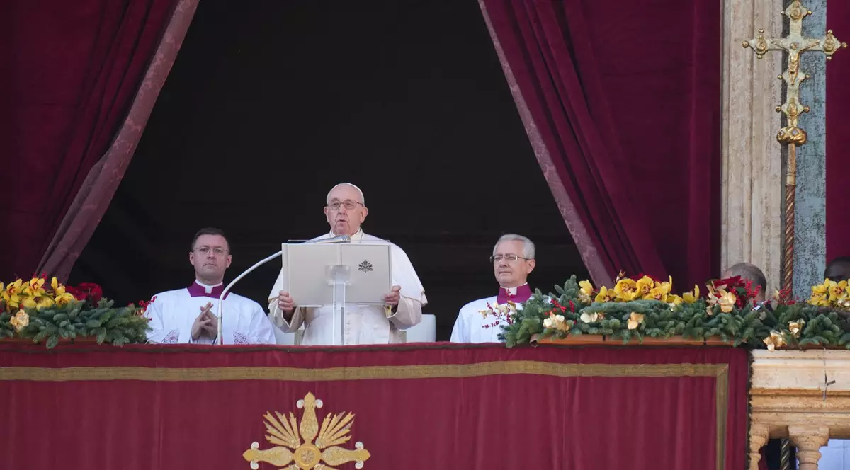 Papa Francisc a condamnat „războiul fără sens” din Ucraina în mesajul său de Crăciun