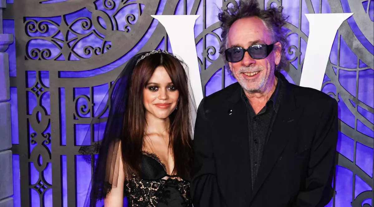 Jenna Ortega și Tim Burton