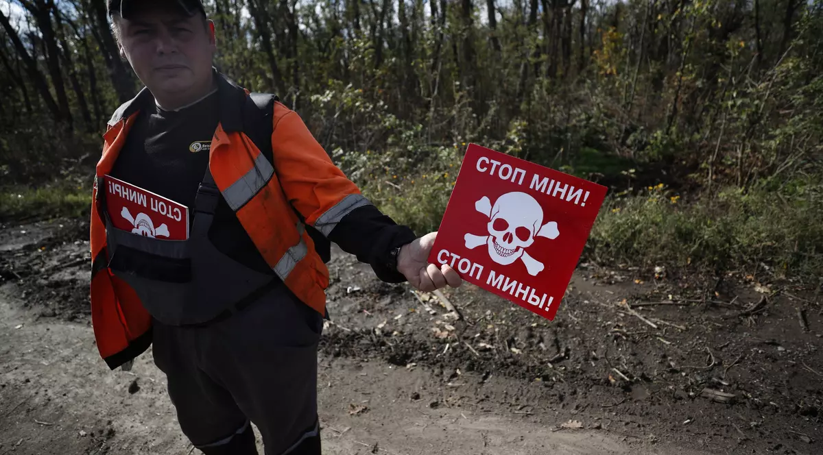 Peste 40% din teritoriul Ucrainei este minat. „Problema este uriașă. Orice vă vine în minte putem găsi în Ucraina”