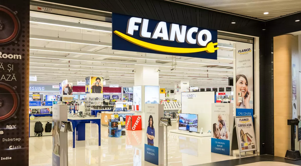 Gadget-uri moderne la reducere în oferta Flanco de astăzi, 12 ianuarie - Imagine cu un magazin Flanco din Bucureşti