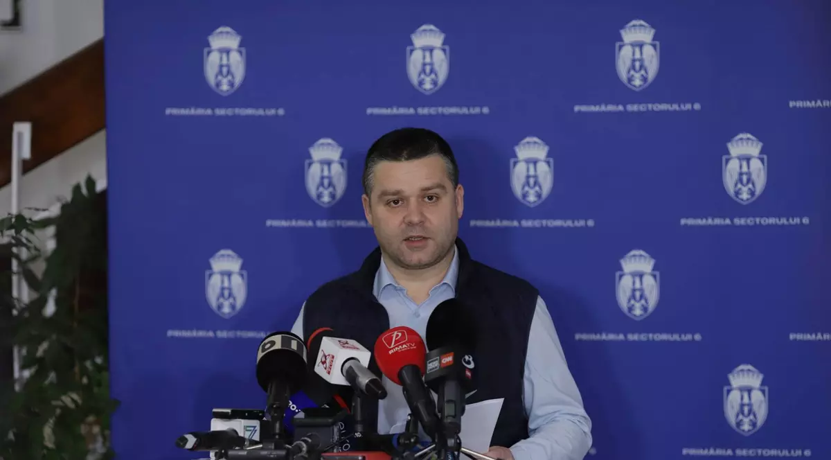 Ciprian Ciucu, primarul Sectorului 6. Foto: Vlad Chirea