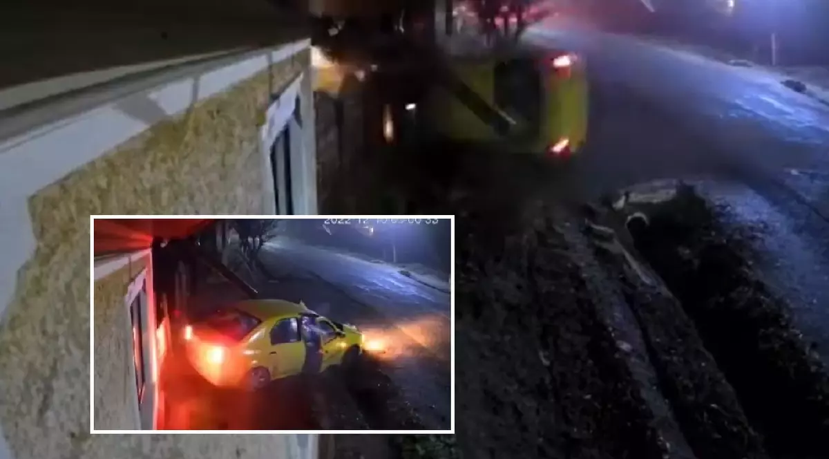 „Na mă, Cipriane, ai distrus mașina!” Imagini cu un pasager care a scăpat ca prin minune cu viață dintr-un accident cu un Logan