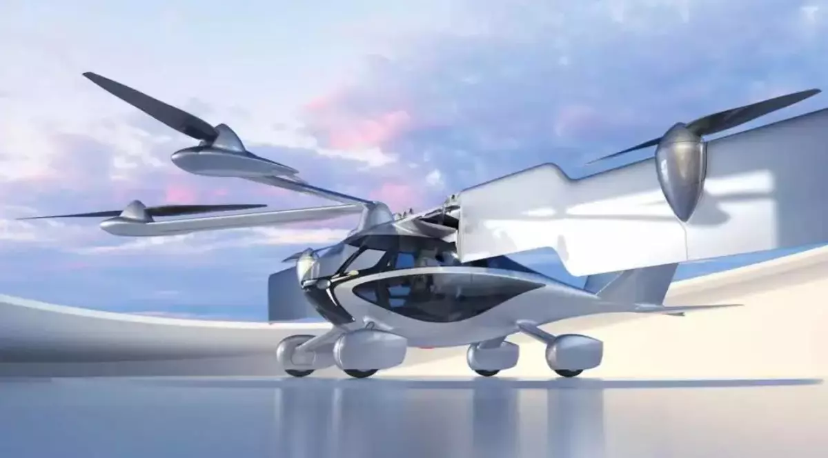 Prototipul vehiculului electric zburător Aska A5, prezentat la CES 2023