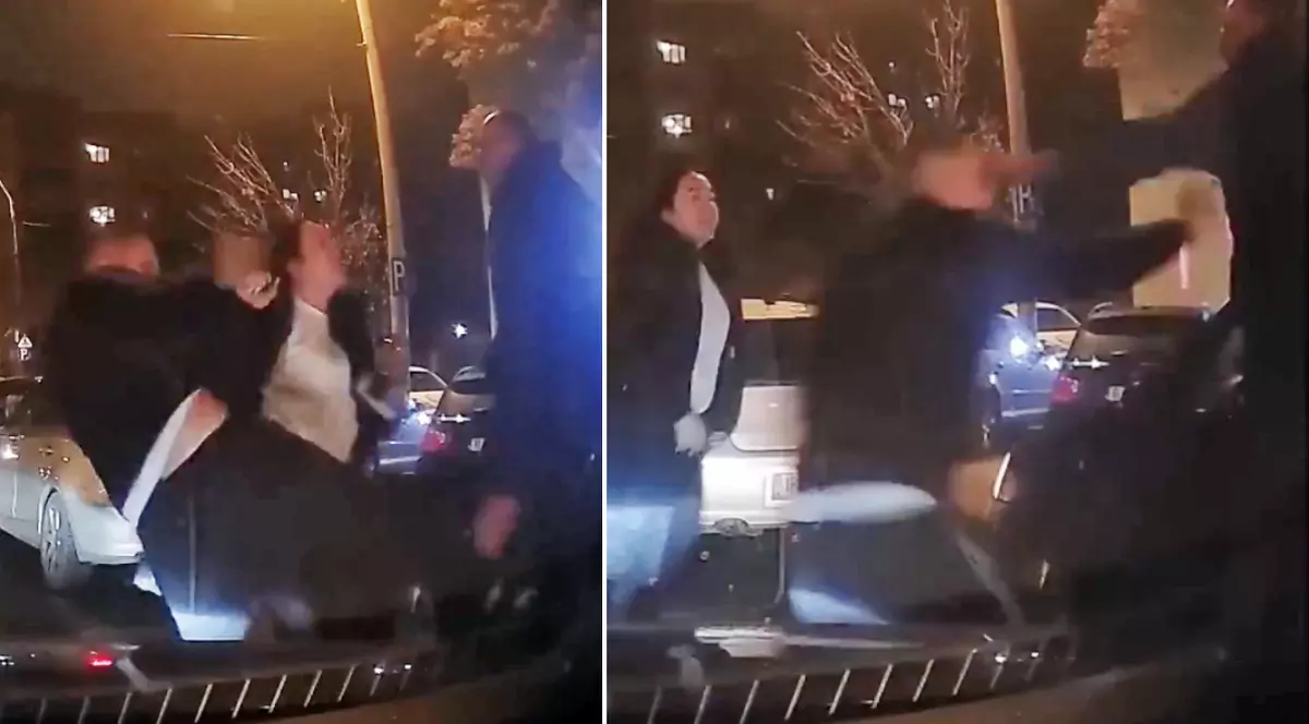 Șoferul de BMW care a bătut, marți seară, un bărbat aflat la volanul unui Logan, în București, a fost reținut pentru 24 de ore